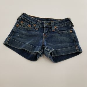 True Religion Jean Shorts Size 24
